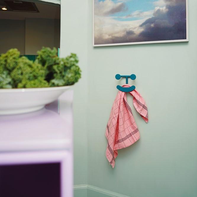 Goodee-Fritz Hansen Happy Hook - Color - Turquoise