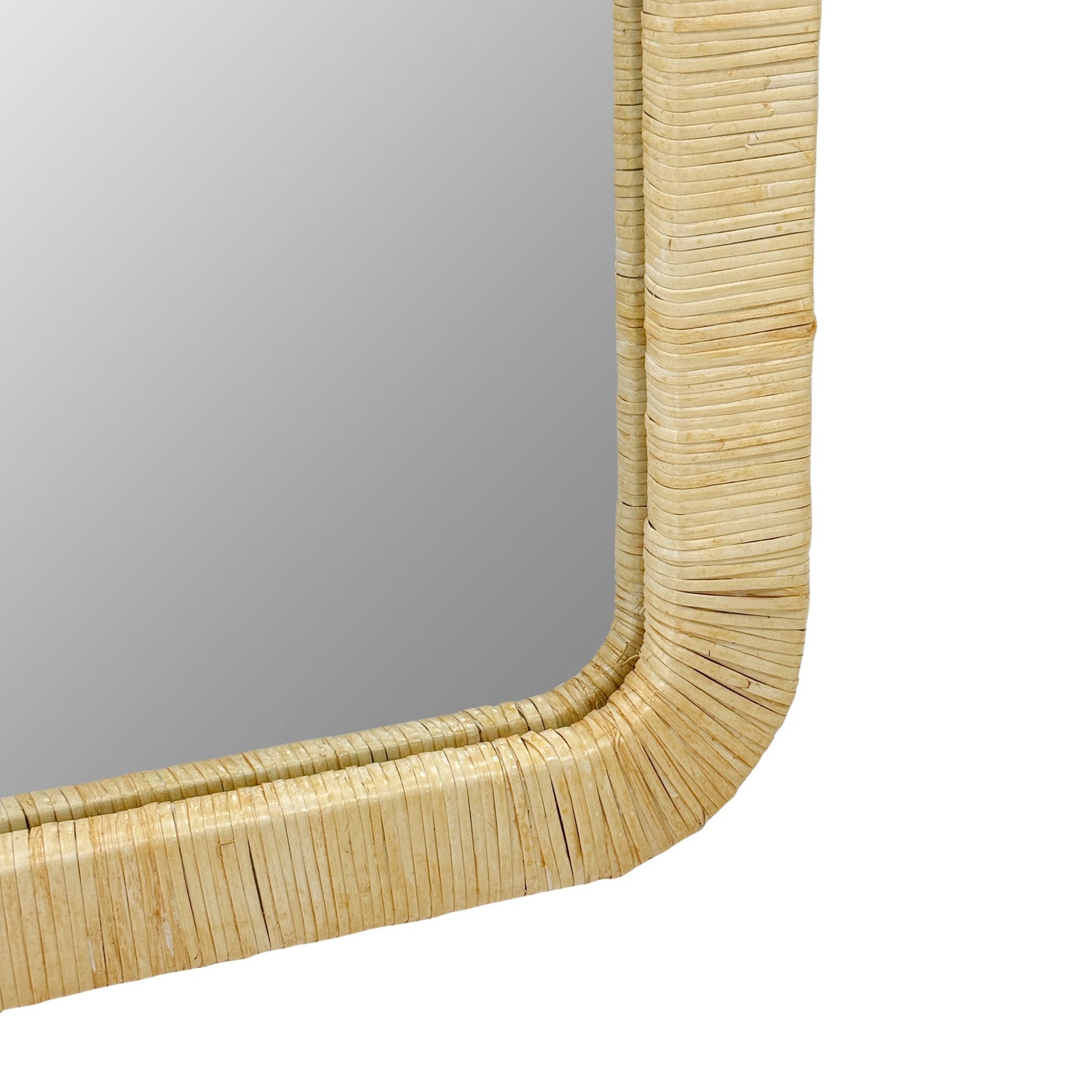 Nova Natural Rattan Arched Wall Mirror
