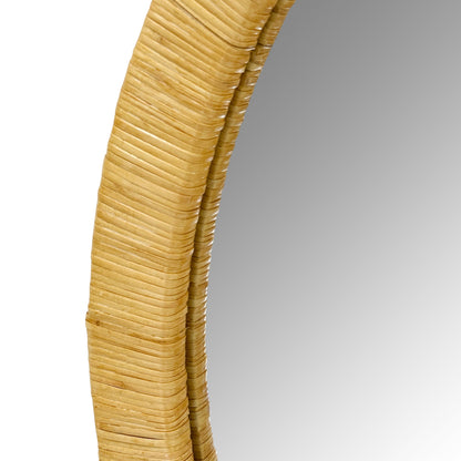 Nova Natural Rattan Arched Wall Mirror
