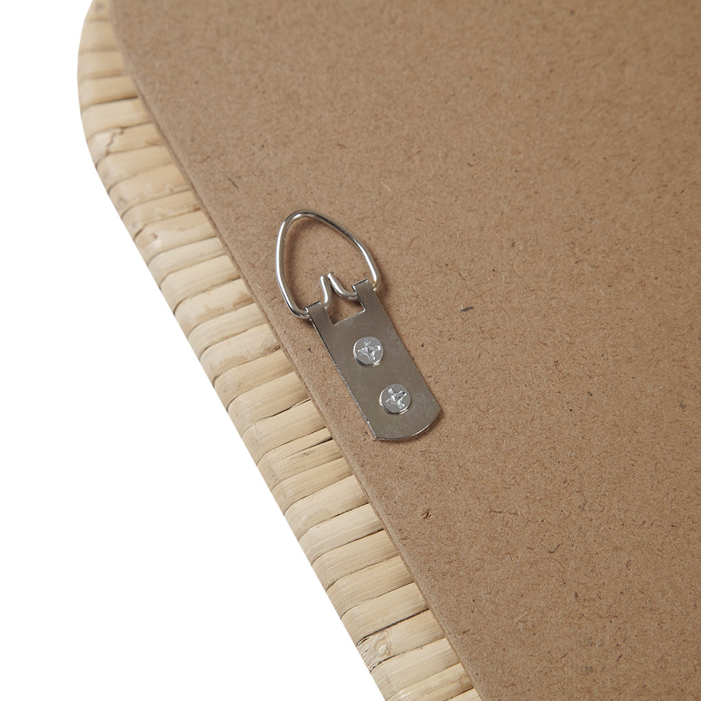 INK+IVY Natural Rattan Rectangle Wall Mirror