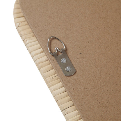 INK+IVY Natural Rattan Rectangle Wall Mirror