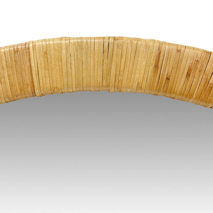 Nova Natural Rattan Arched Wall Mirror