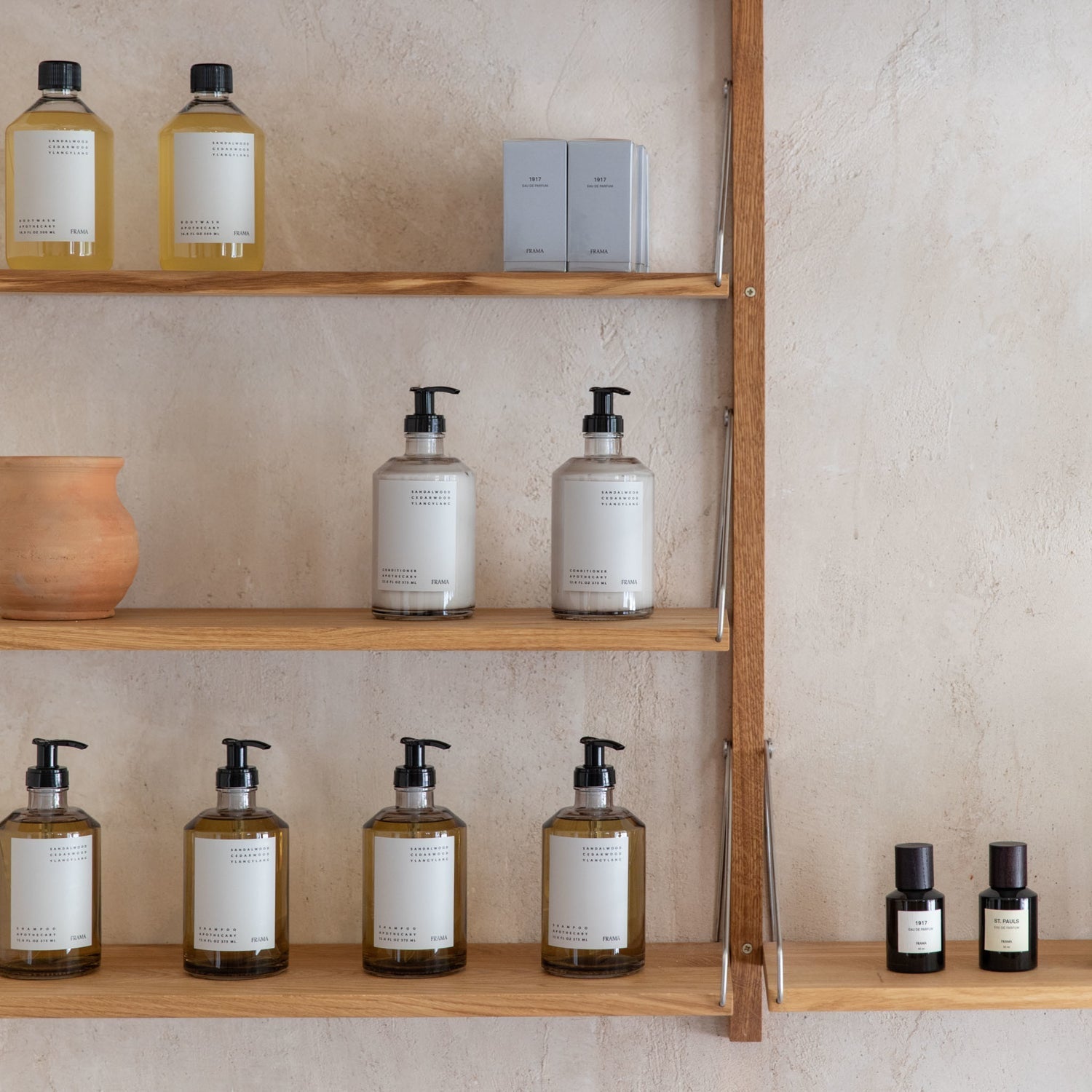 Shelf Library Natural | Double Section