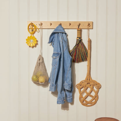 Goodee-Iris Hantverk-Birch Peg Rail - Size - 7 hooks