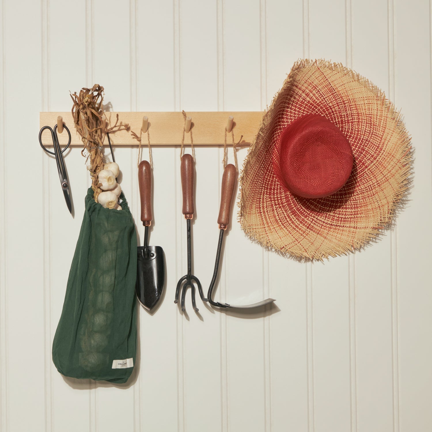 Goodee-Iris Hantverk-Birch Peg Rail - Size - 7 hooks