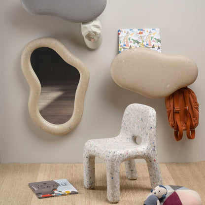 Goodee-ecoBirdy-Marine Shelf Marine Mirror - Color - Faded-White