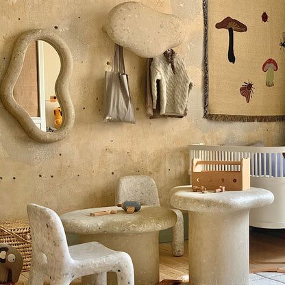 Goodee-ecoBirdy-Marine Shelf Marine Mirror - Color - Faded-White