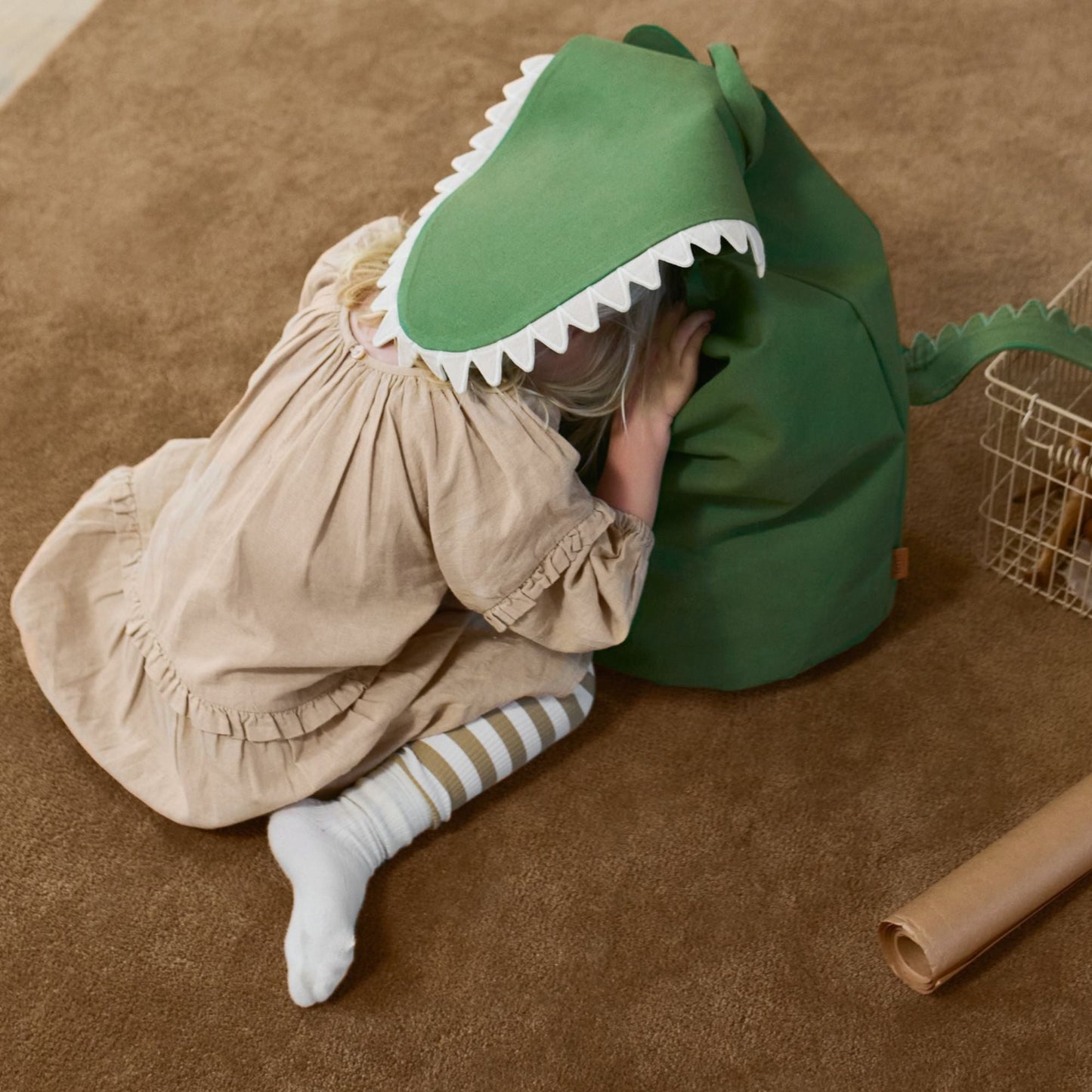 Goodee-Ferm Living-Crocodile Storage - Color - Artichoke