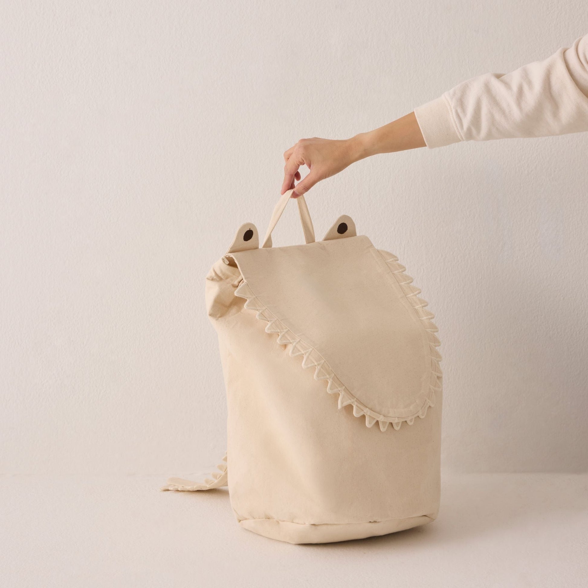 Goodee-Ferm Living-Crocodile Storage - Color - Milk