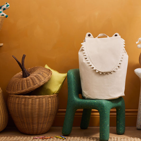 Goodee-Ferm Living-Crocodile Storage - Color - Milk