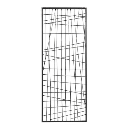 Savoy Distressed Bla Metal Wall Decor