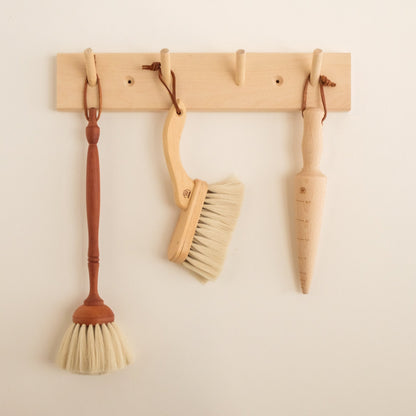 Goodee-Iris Hantverk-Birch Peg Rail - Size - 4 Hooks