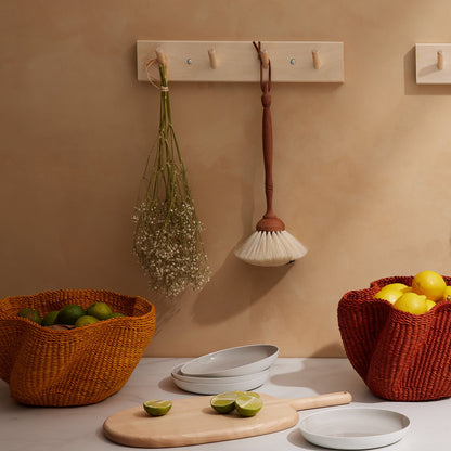 Goodee-Iris Hantverk-Birch Peg Rail - Size - 4 Hooks