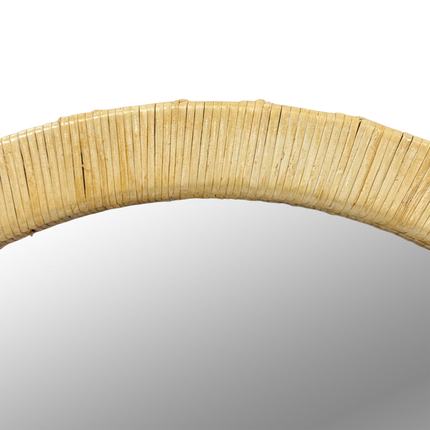 Nova Natural Rattan Arched Wall Mirror