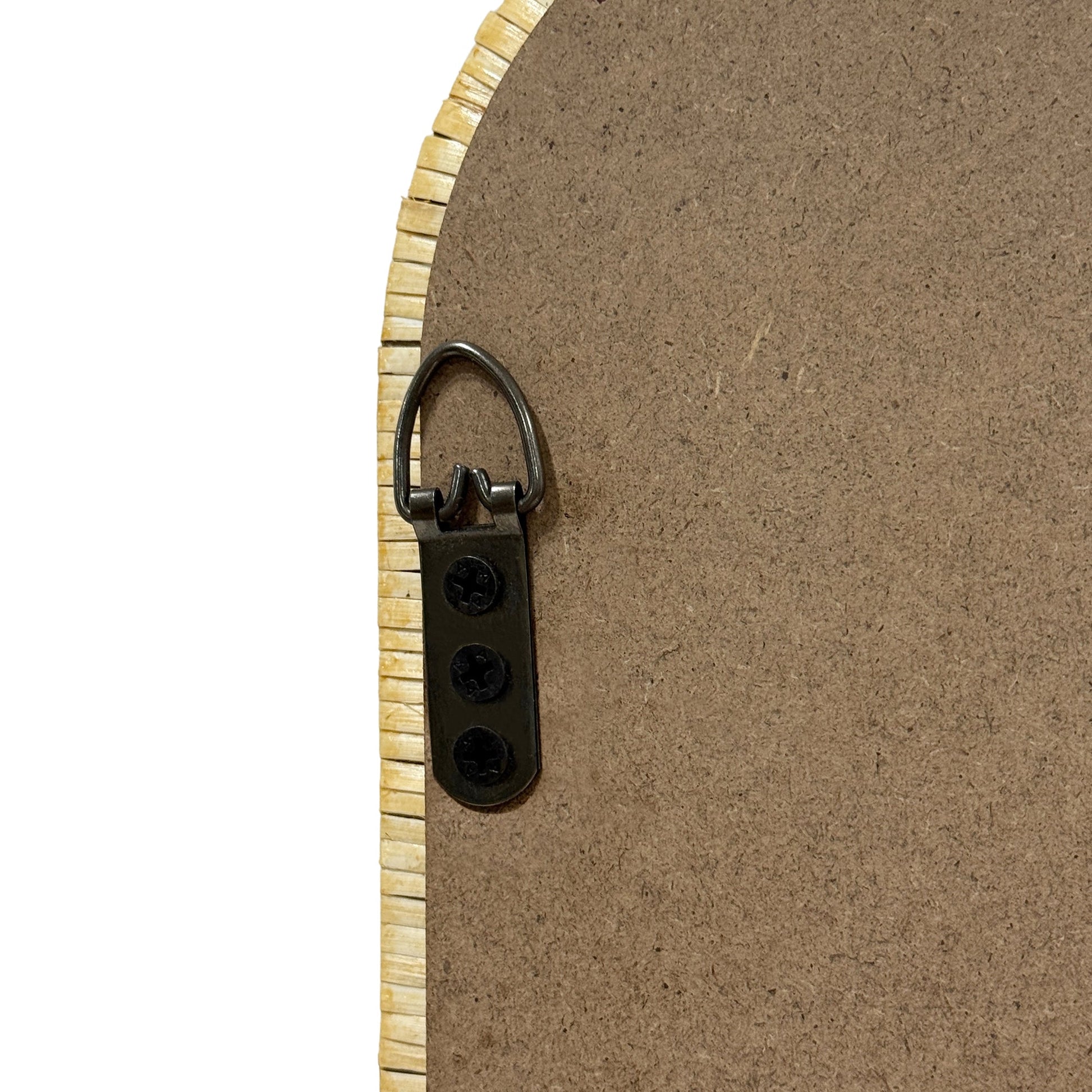 Nova Natural Rattan Arched Wall Mirror