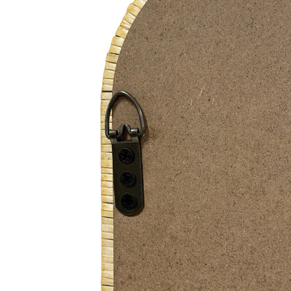 Nova Natural Rattan Arched Wall Mirror