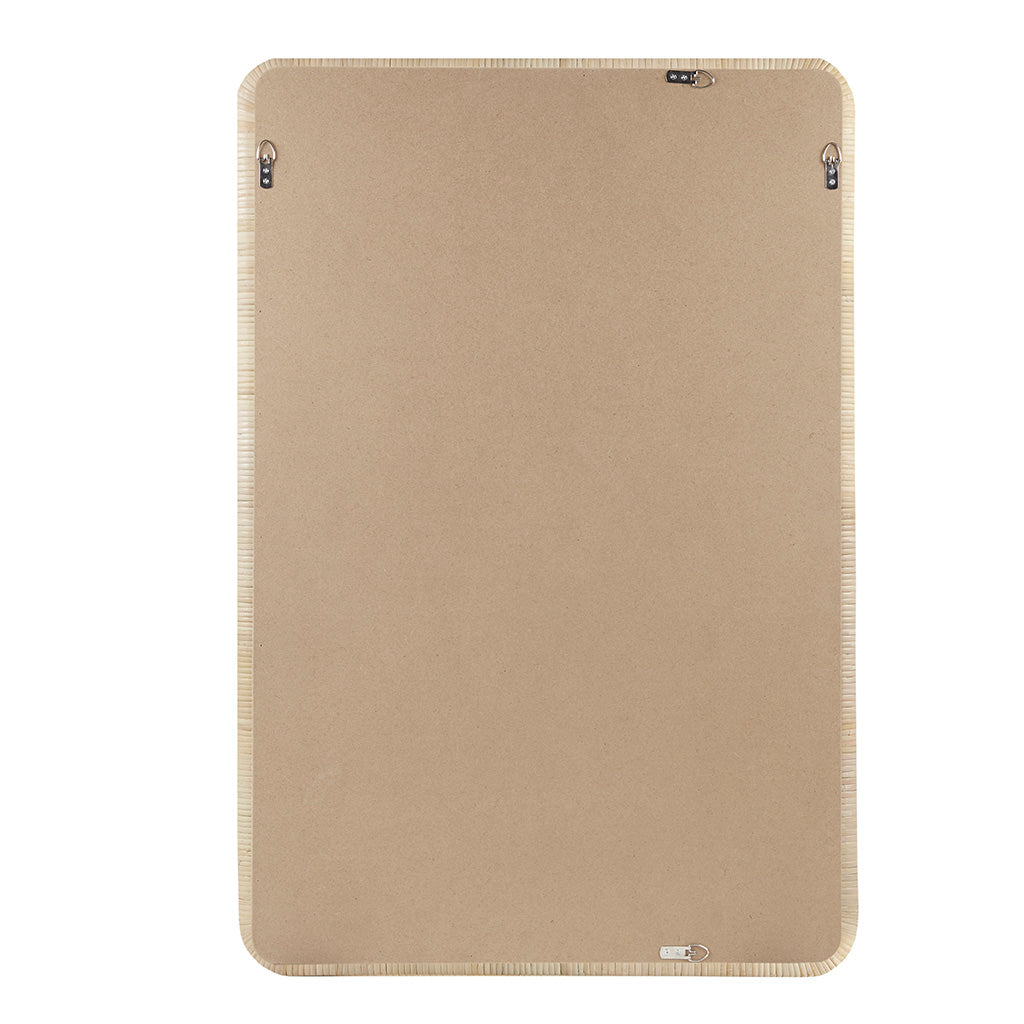 INK+IVY Natural Rattan Rectangle Wall Mirror