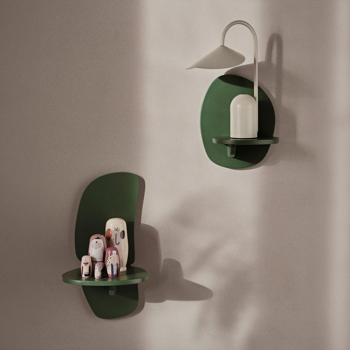 Goodee-Ferm Living-Pilu Shelf - Large - Color - Verdant Green